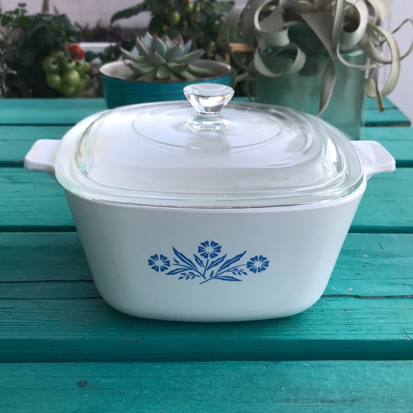 Corningware Kitchen Vintage Corningware Casserole Dish With Glass
